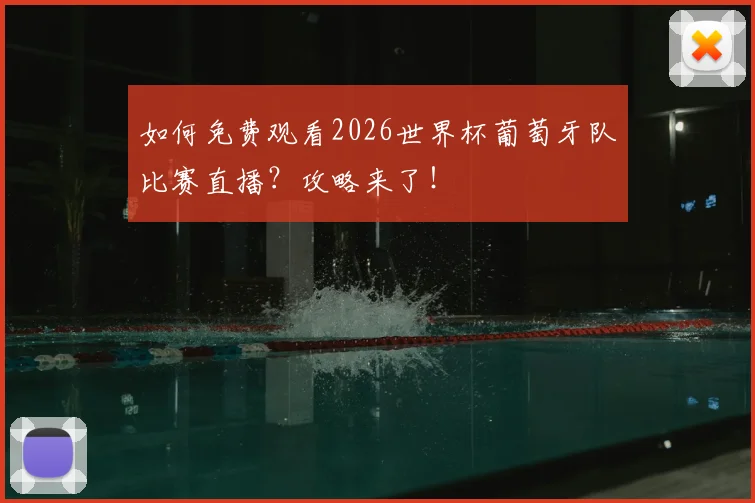 如何免费观看2026世界杯葡萄牙队比赛直播？攻略来了！